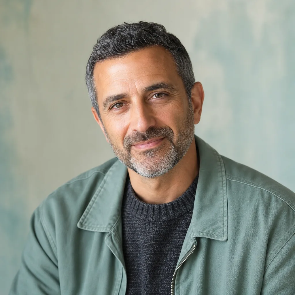 Grant Pell, portrait with calm studio backdrop, 400x400